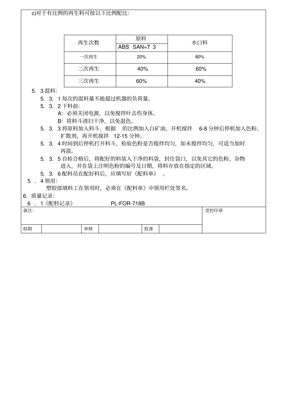 塑胶制造作业指导书_第2页