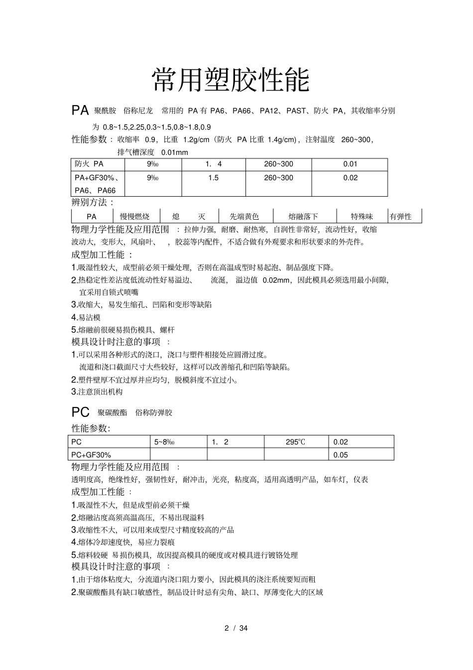 塑胶模具设计全套资料_第2页