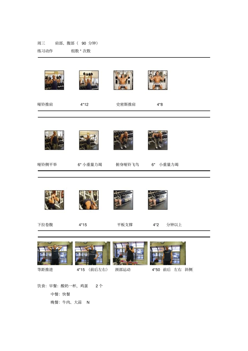 增肌健身计划-保你三个月见效_第3页