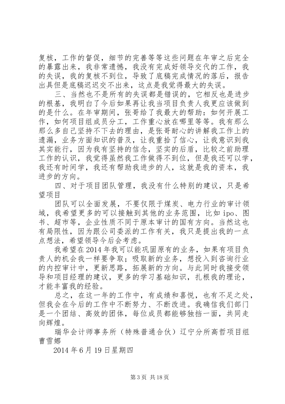 XX年审计工作总结(工作总结,年审) _第3页