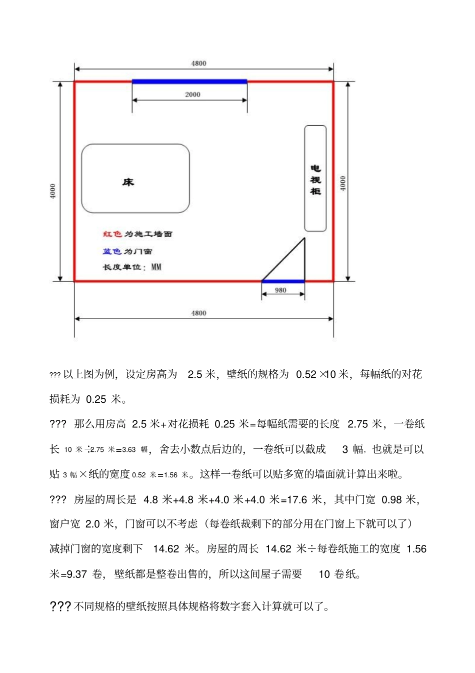 壁纸用量的计算方法_第2页