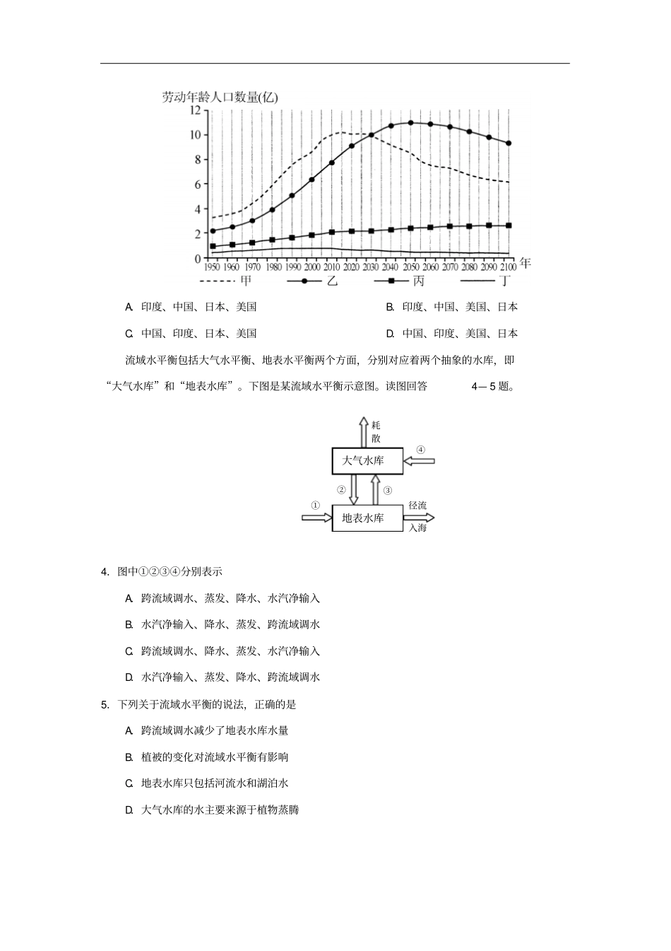 备战2019年高考地理妙解选择题专题06妙解排列顺序题_第3页