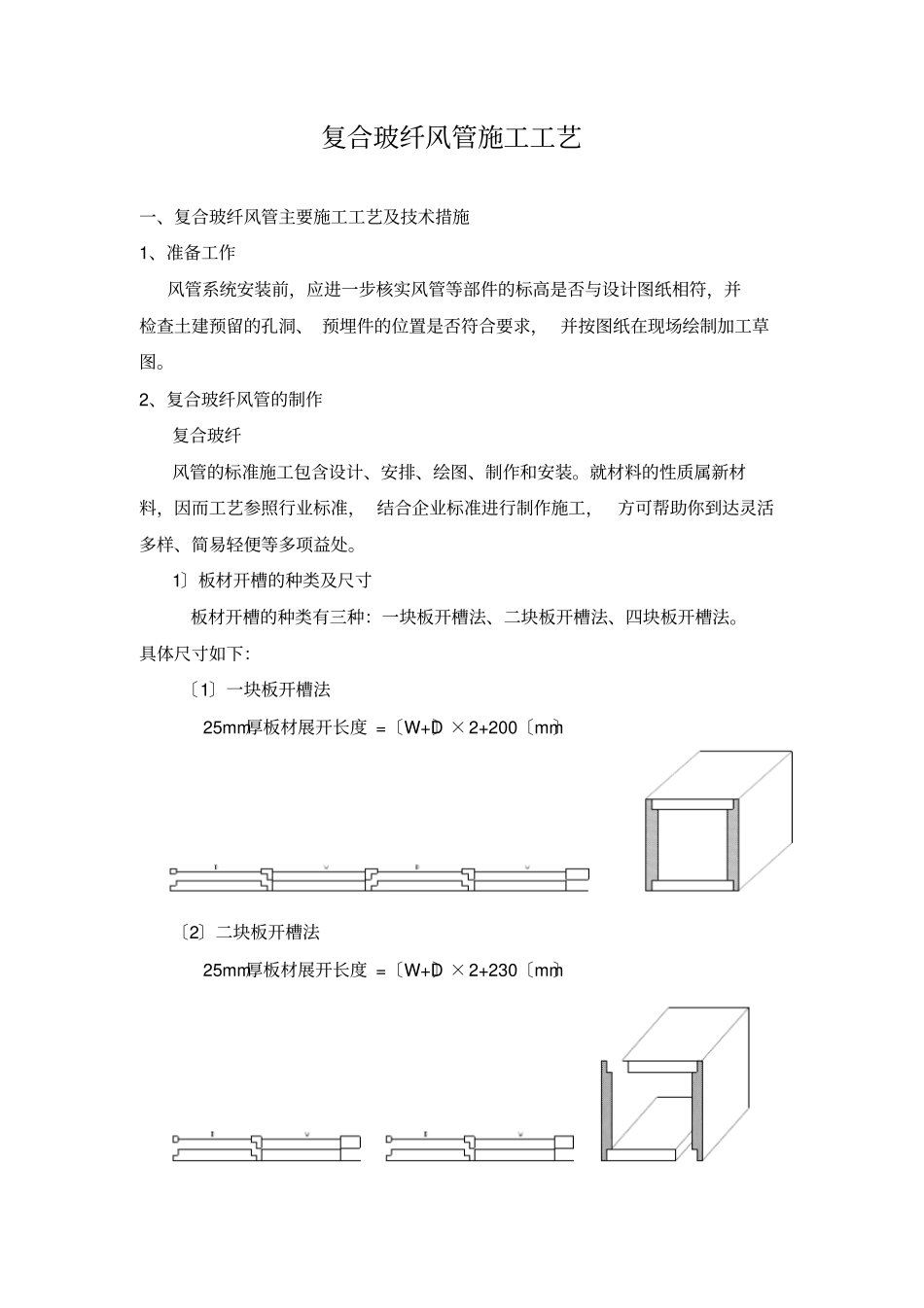 复合玻纤风管施工工艺【】_第2页