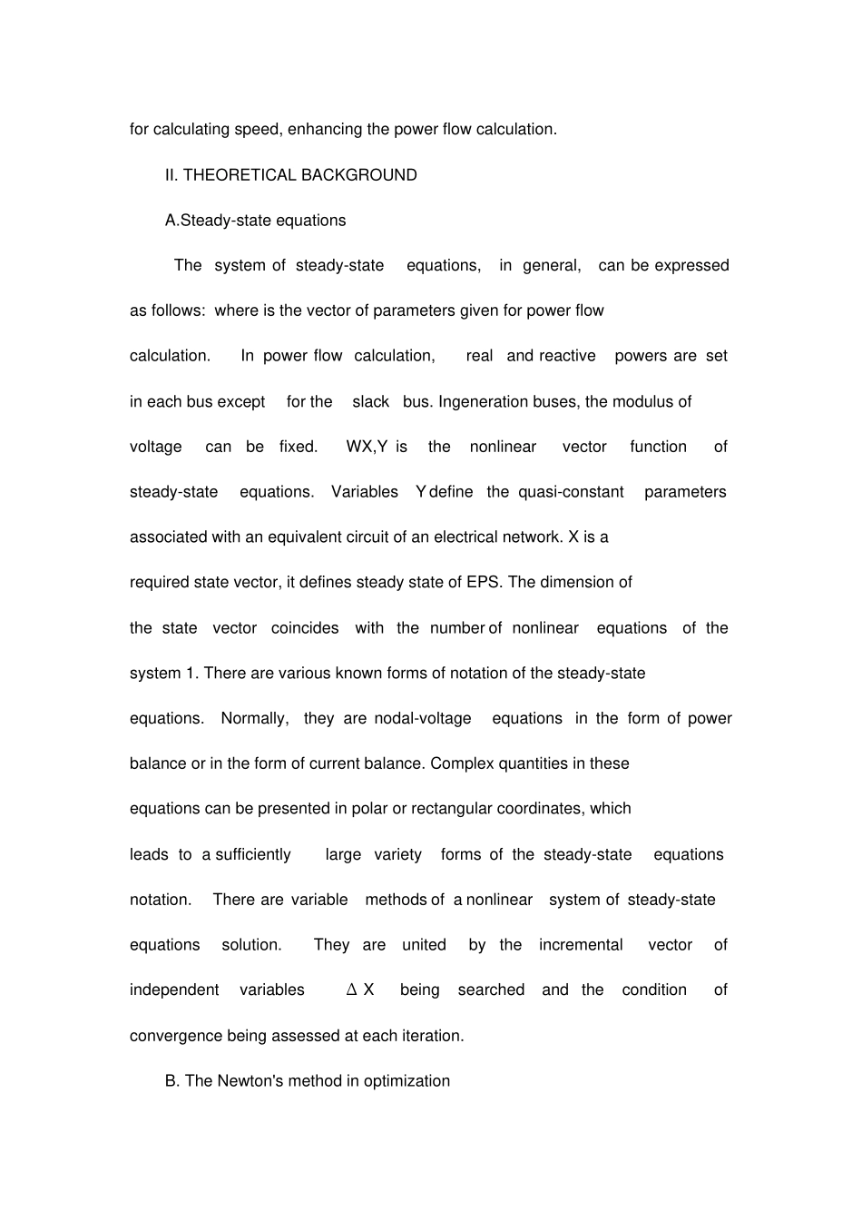 外文翻译--基于优化的牛顿—拉夫逊法和牛顿法的潮流计算_第3页