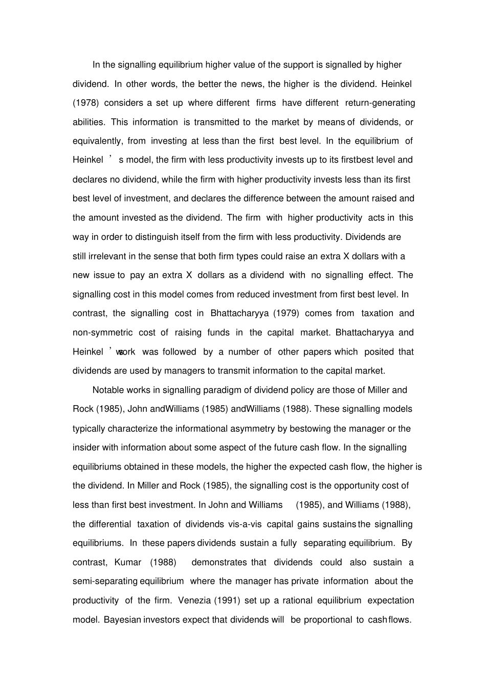 外文翻译--股利政策：一个综述_第3页