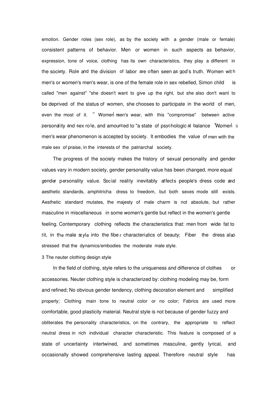 外文文献翻译中性化服装设计_第3页