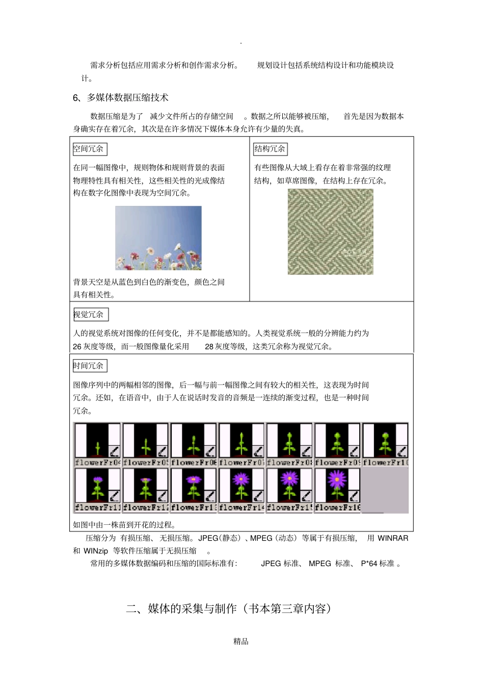 多媒体技术应用基础知识要点_第2页