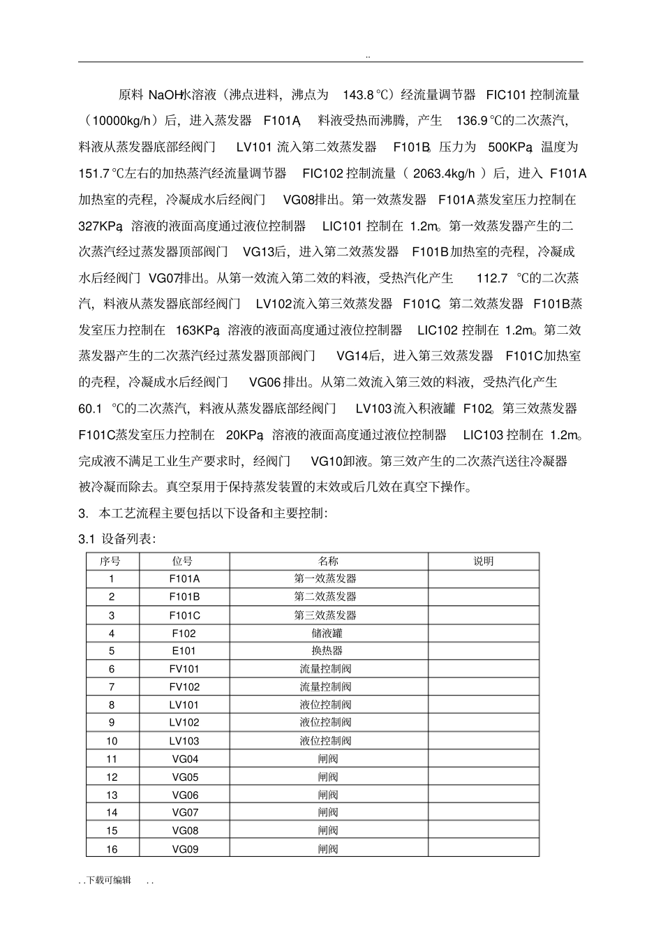 多效蒸发器操作手册_第3页