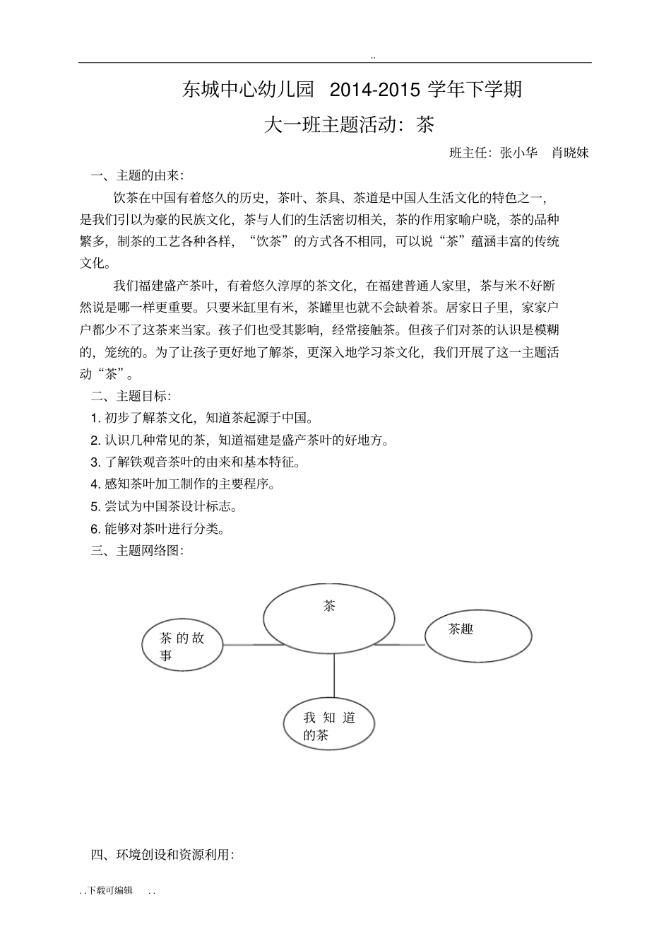 大一班主题茶_第1页