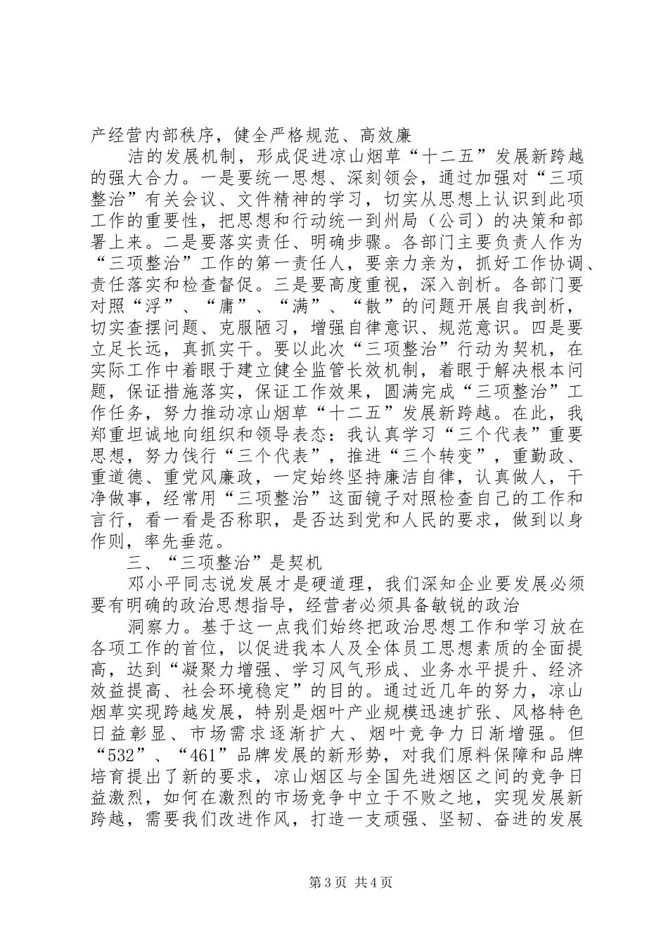 XX四项整治体会心得_第3页