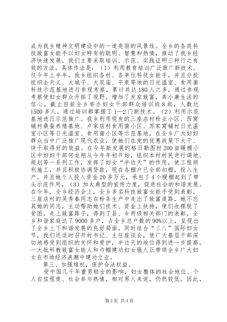 XX年12月妇联工作总结 _第2页