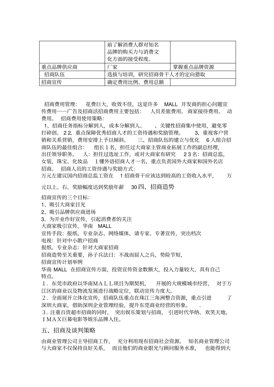 大型Mall购物中心招商策划及实施_第3页