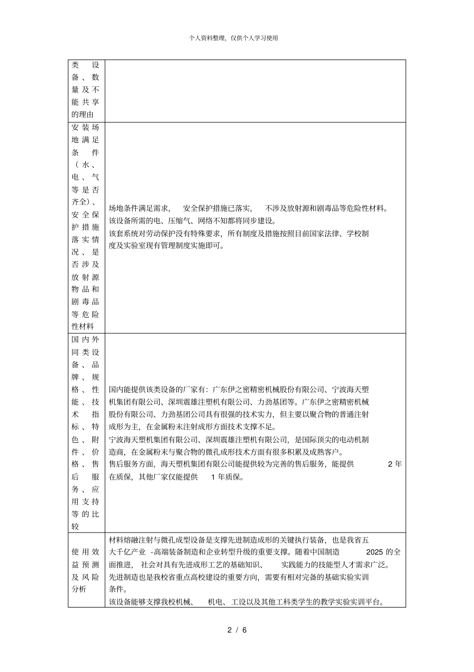 大型仪器设备购置论证报告001_第3页