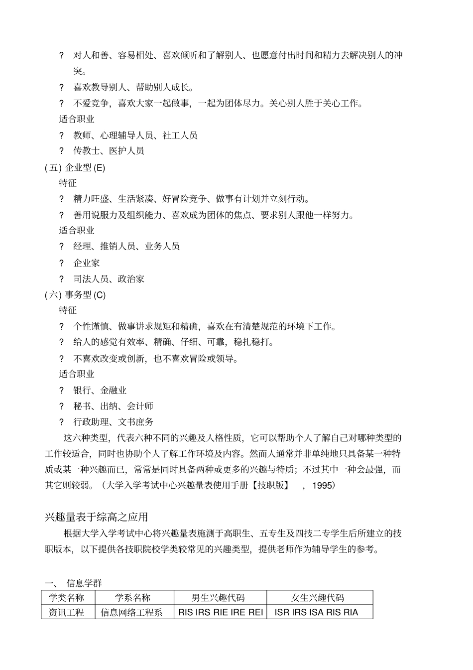 大学入学考试中心兴趣量表_第3页