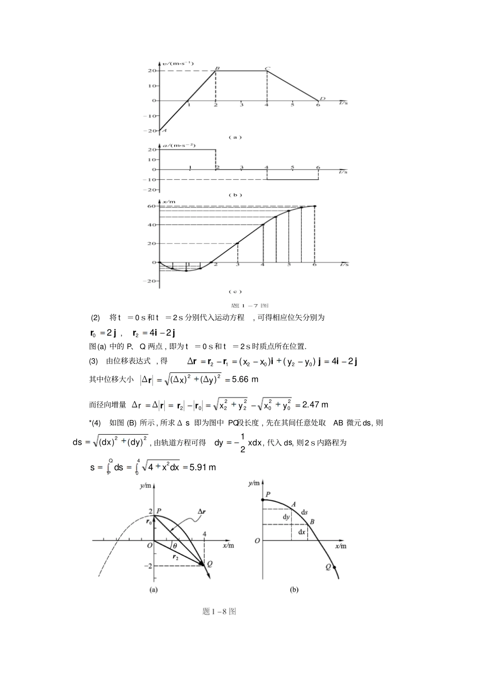 大学物理上课后习题答案1_第3页