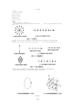 大学物理试验--光偏振