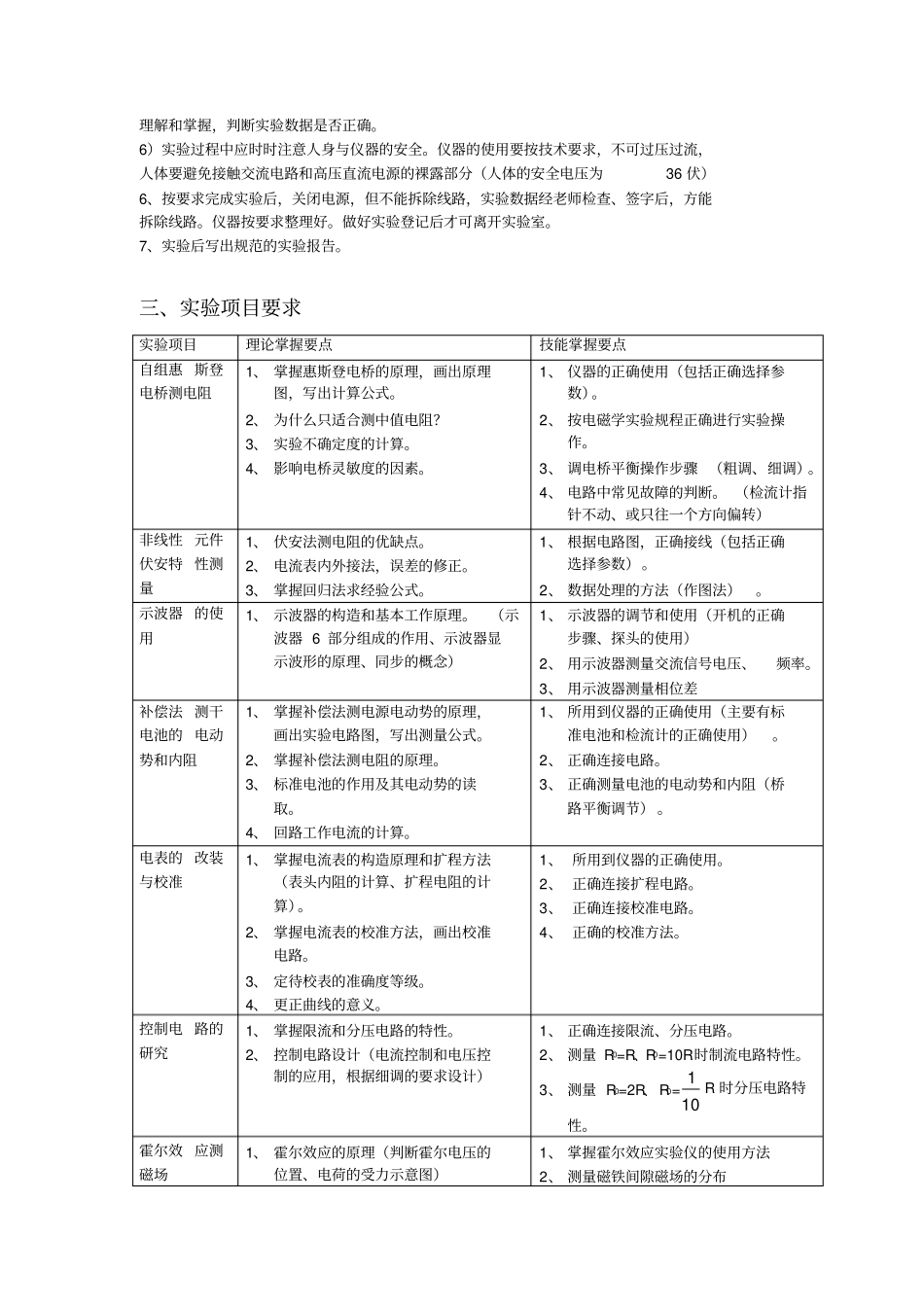 大学物理试验技能考核大纲_第3页