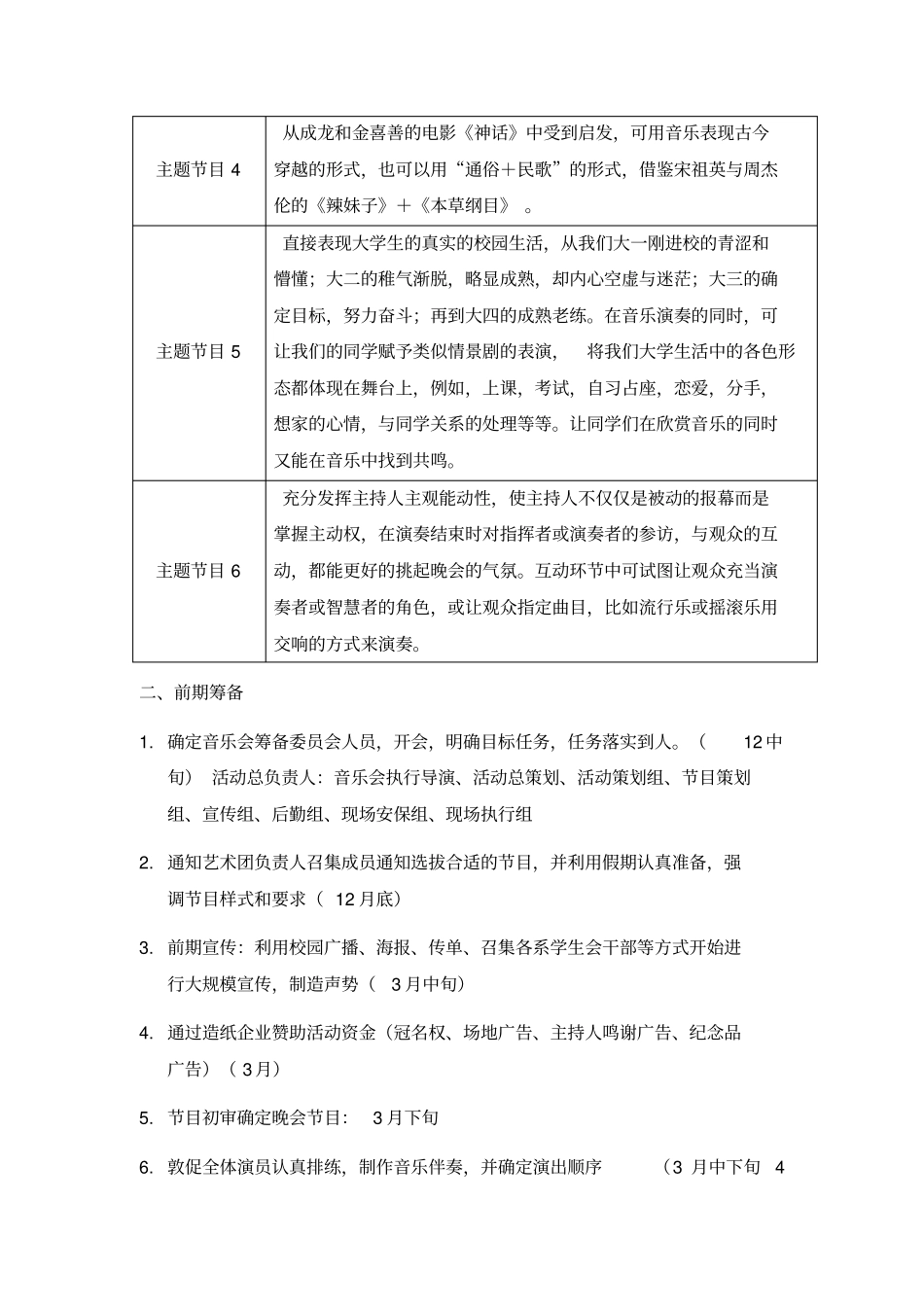 大学音乐会策划书_第3页