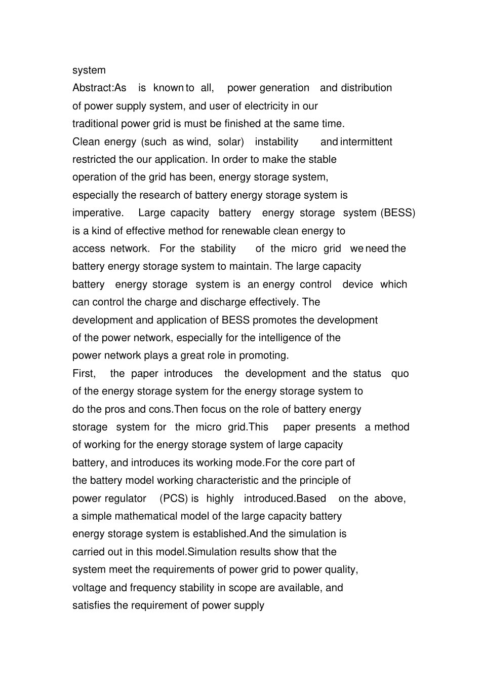 大容量电池储能系统设计与仿真_第3页