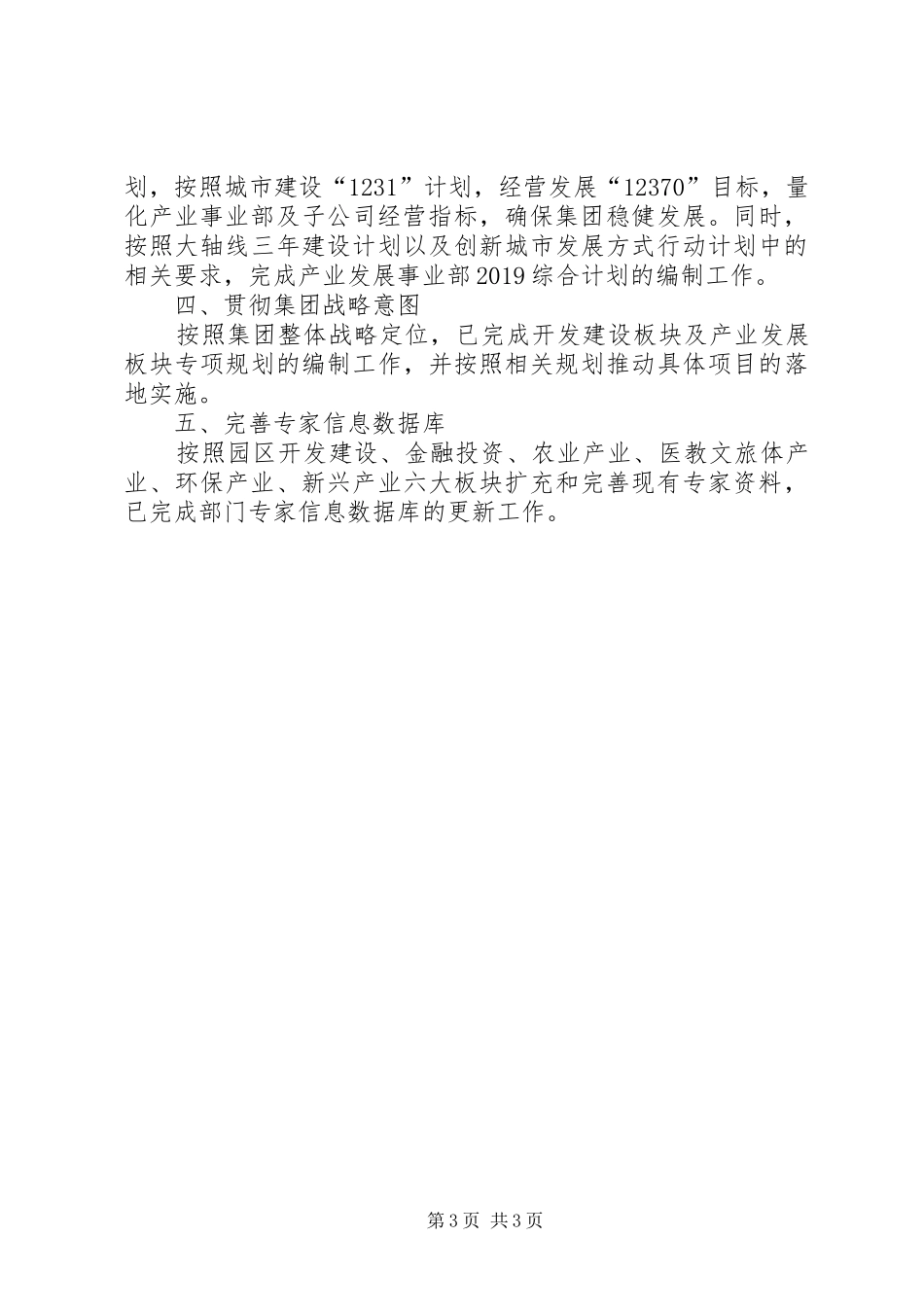 202X年大型公司工作总结_第3页