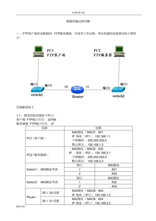 大数据的传输过程详解
