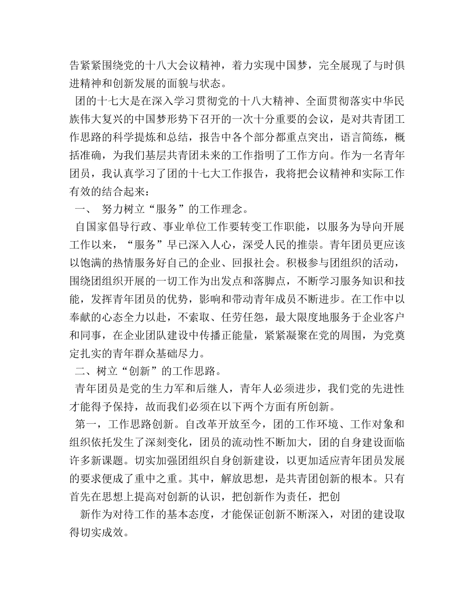 学习共青团十七大精神体会 (000002)_第3页