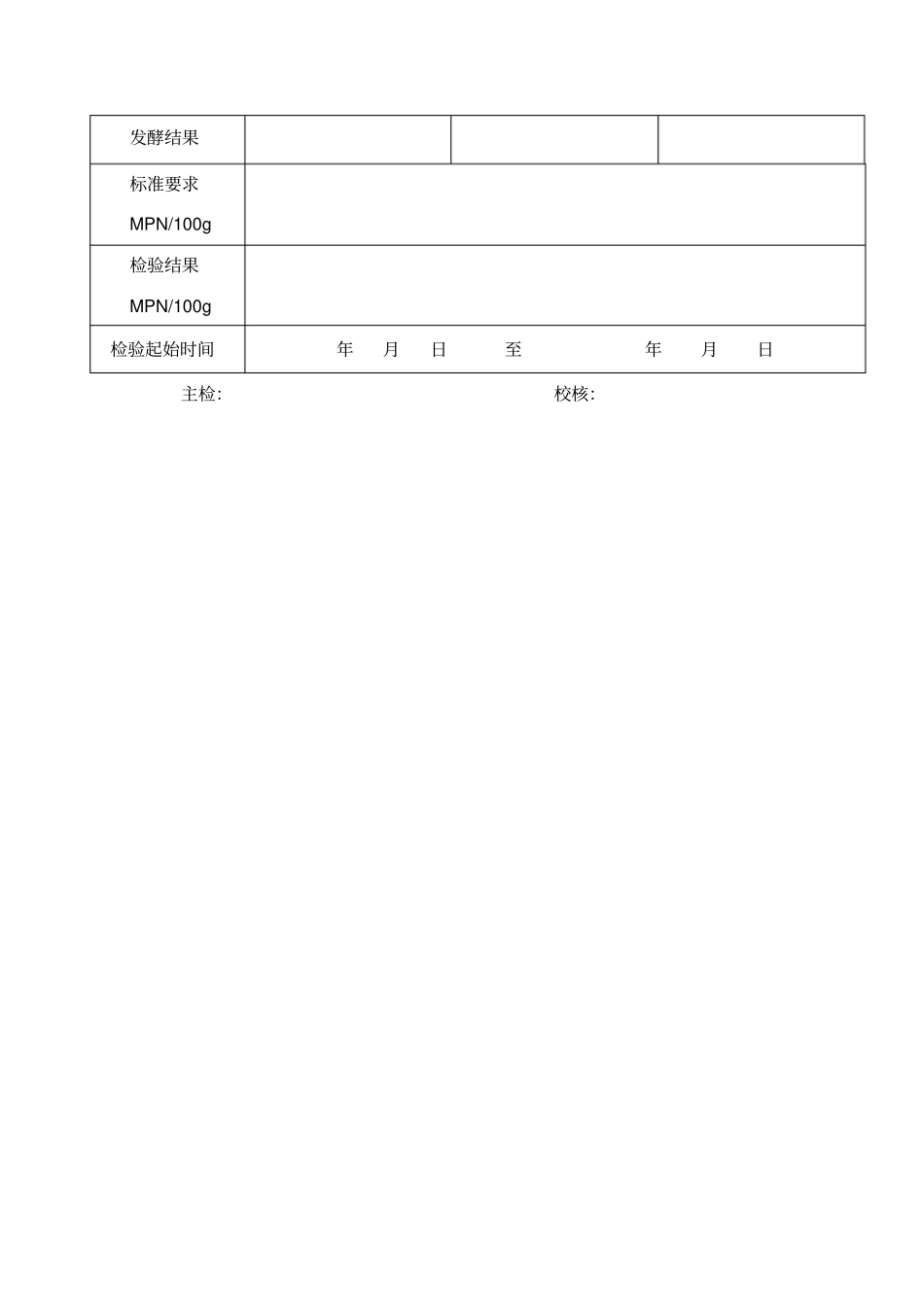 大肠菌群检验原始记录_第2页