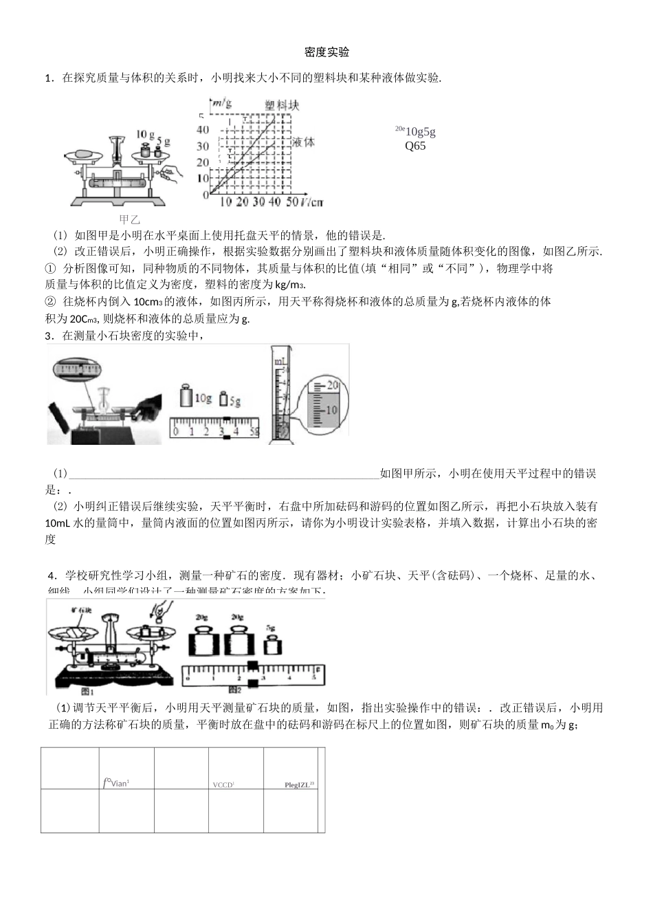 密度试验专题_第1页