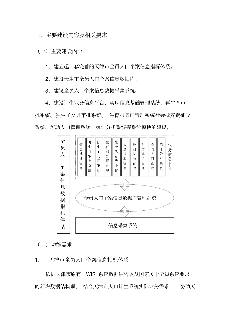 天津全员人口个案信息管理系统技术需求说明_第3页