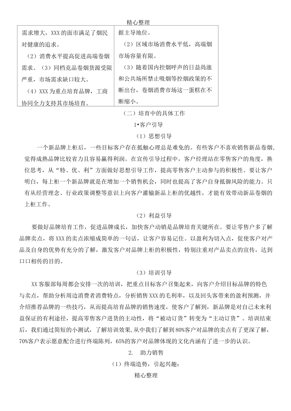 卷烟XX品牌培育方法_第3页