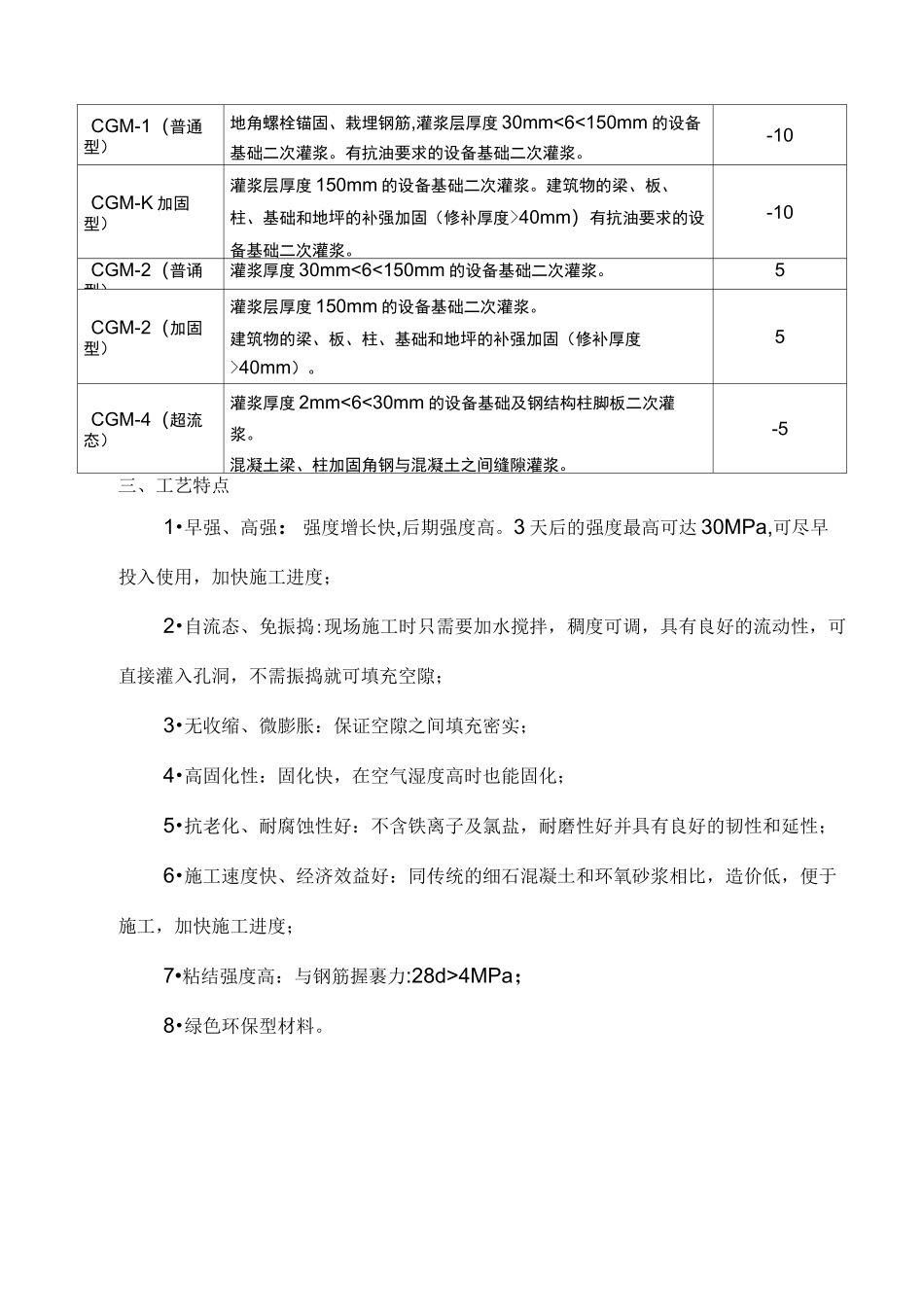 无收缩水泥混凝土浇筑施工规范流程_第2页