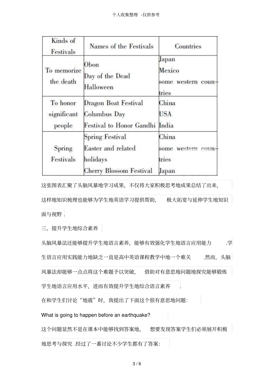头脑风暴教学法在教学中的应用研究_第3页