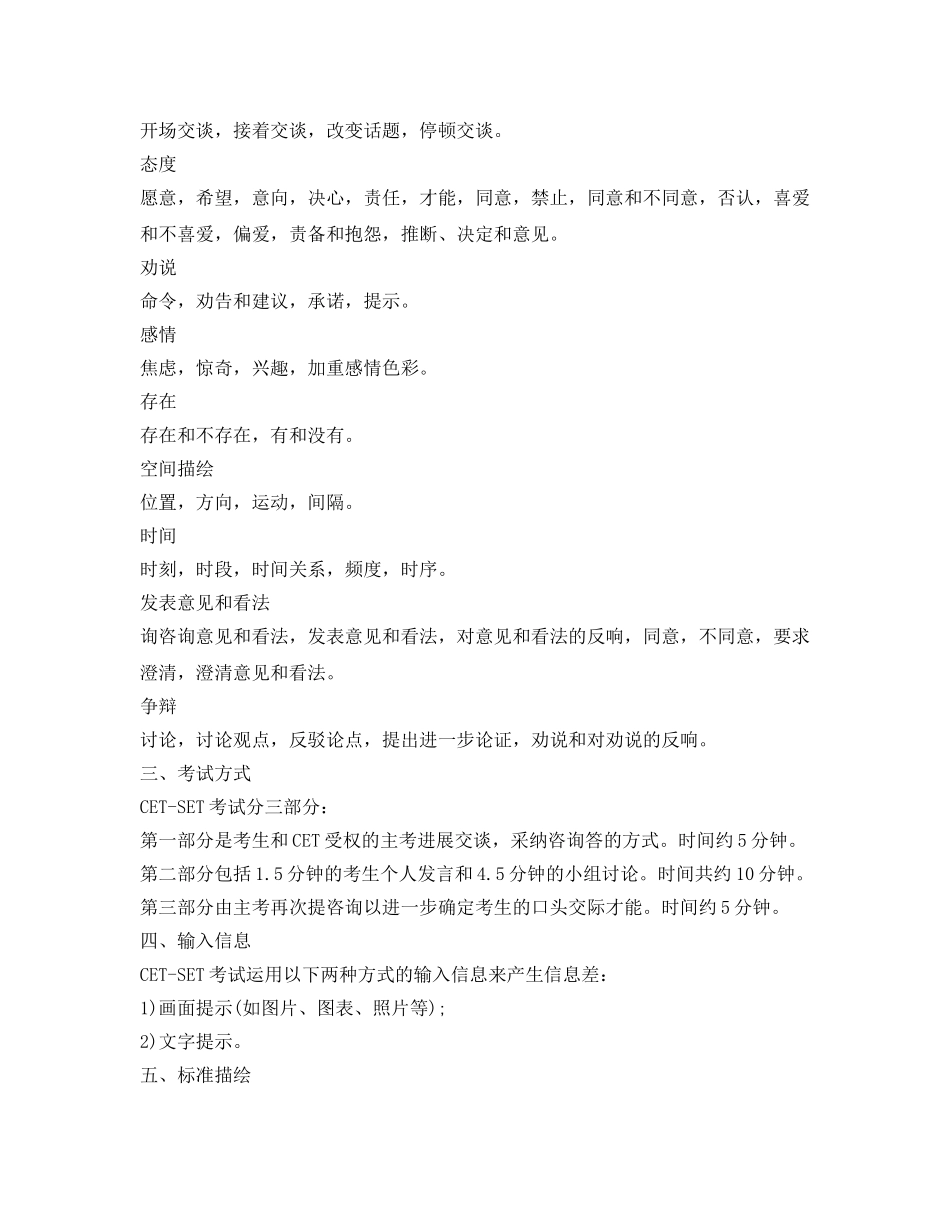 英语六级口语考试自我介绍参考 _第3页