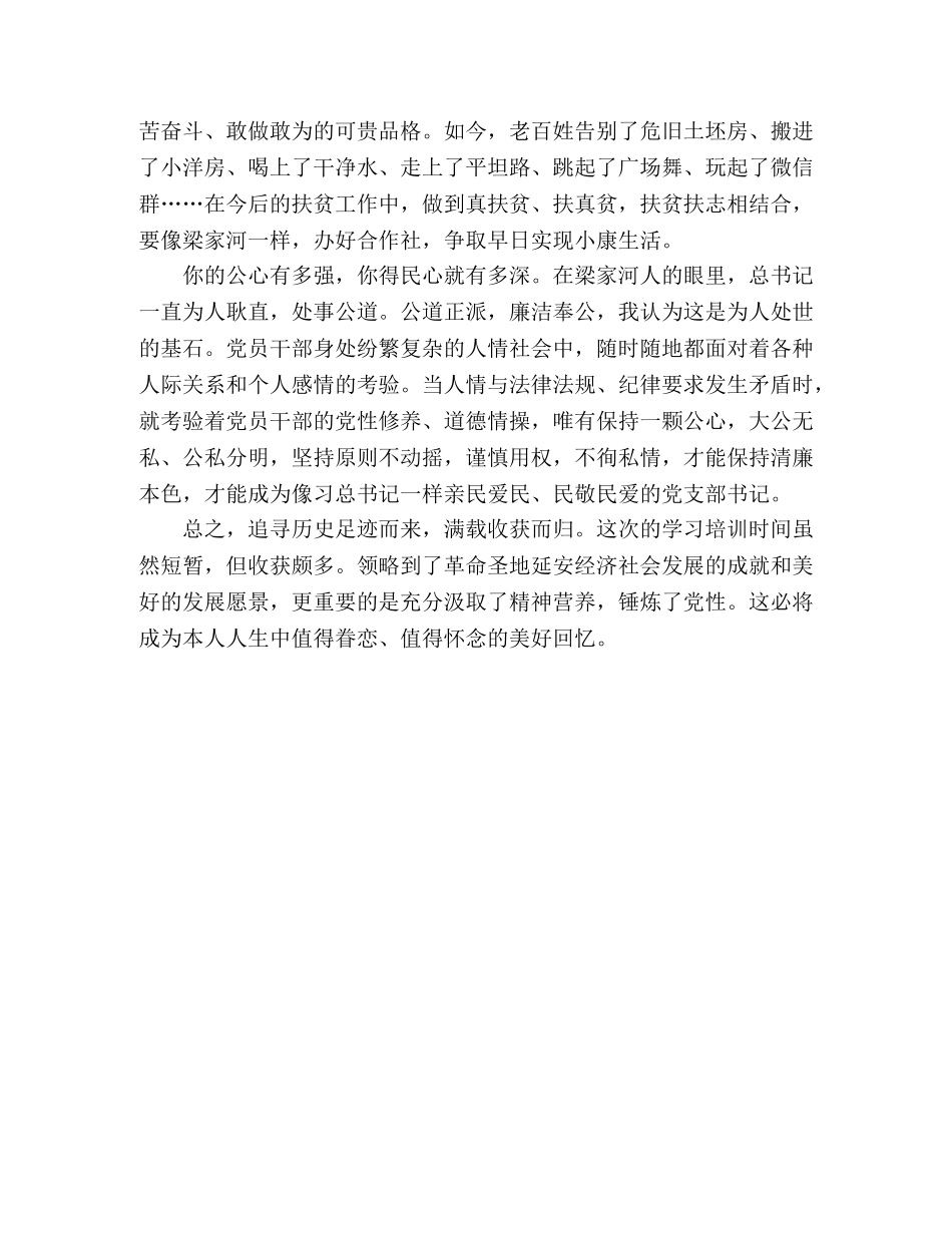 学习延安12539;梁家河精神心得体会 _第3页