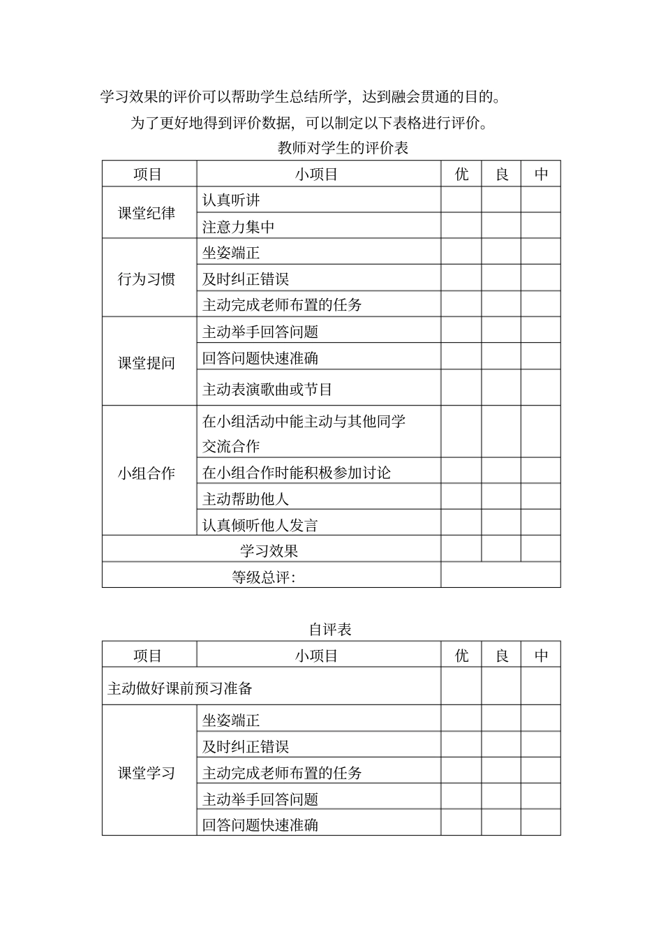 如何在小学音乐课堂上对学生进行评价_第3页