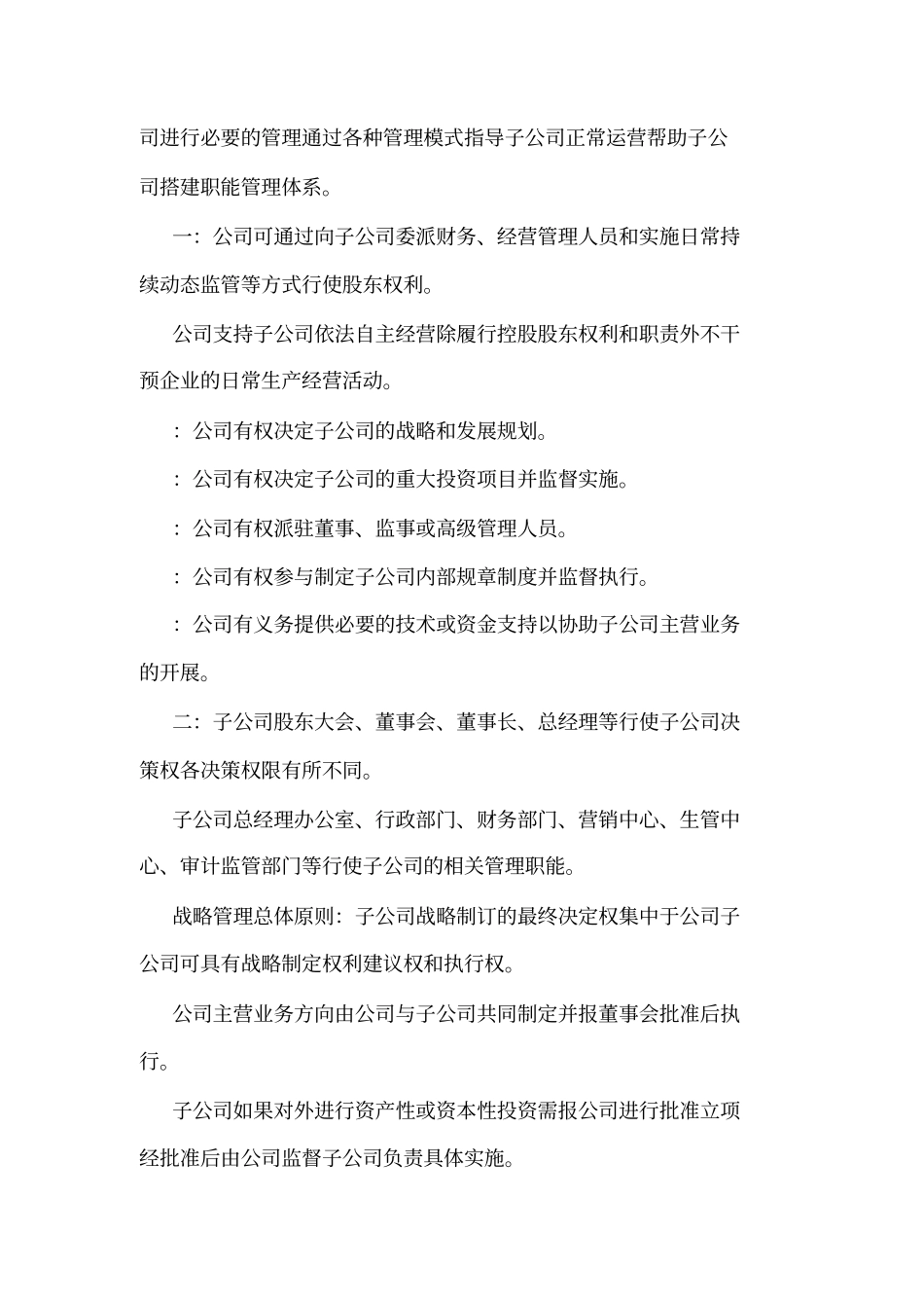 子公司管理制度_第2页