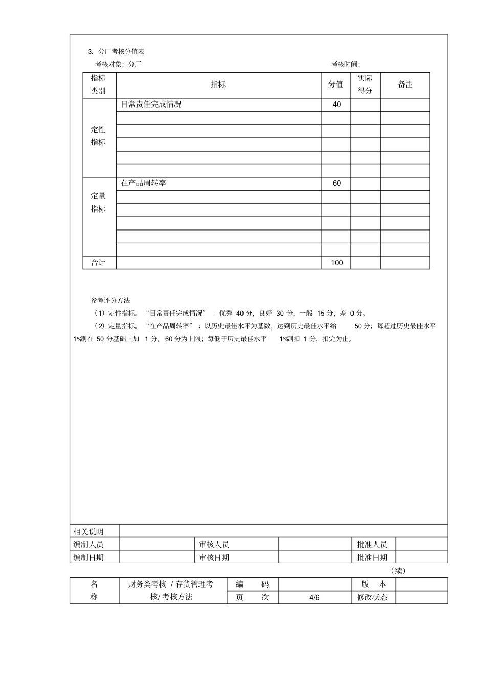 存货管理考核考核方法_第3页