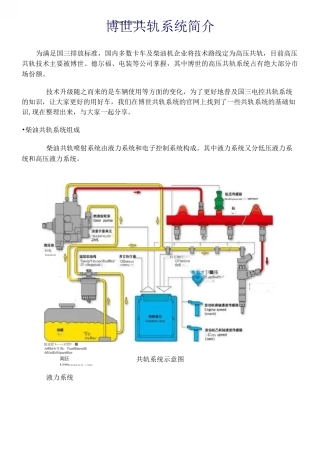 博世共轨系统简介(强力推荐).