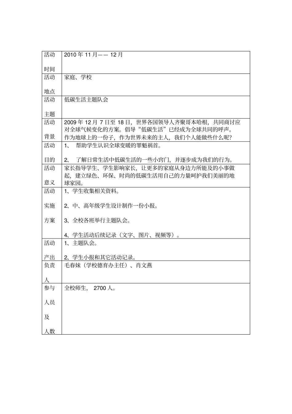 学校参加社区活动安排表1_第3页