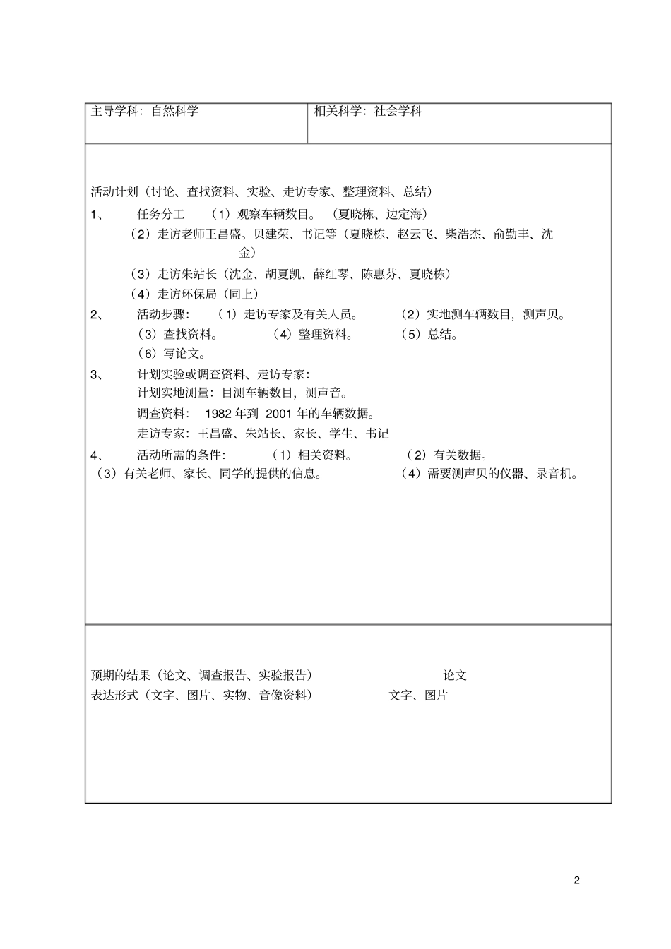 学校周围的噪音调查_第2页