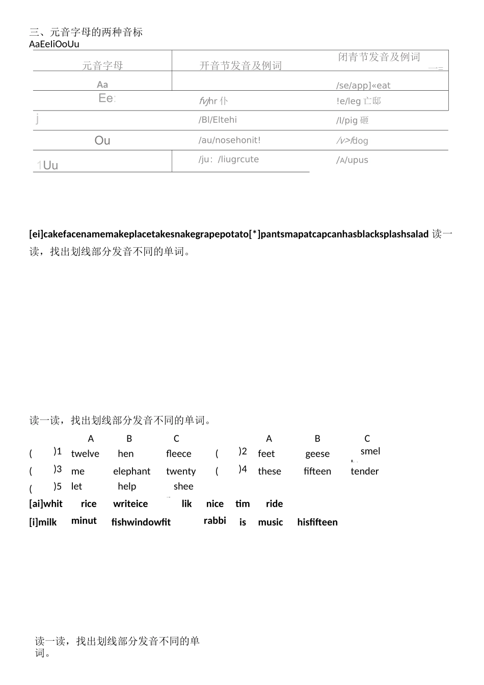 开音节和闭音节_第3页