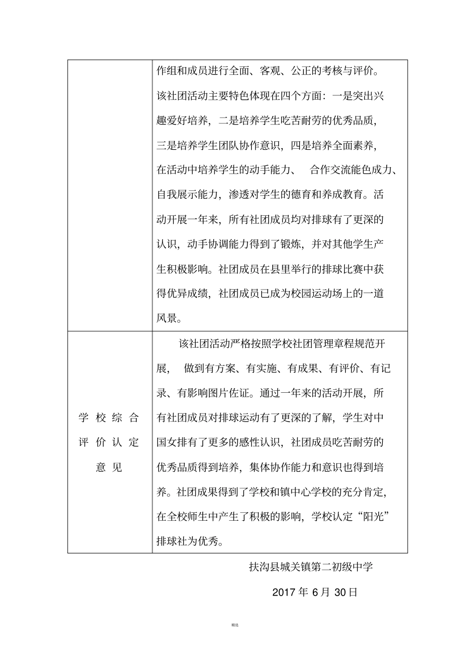 学校对教师指导社团效果评价_第2页