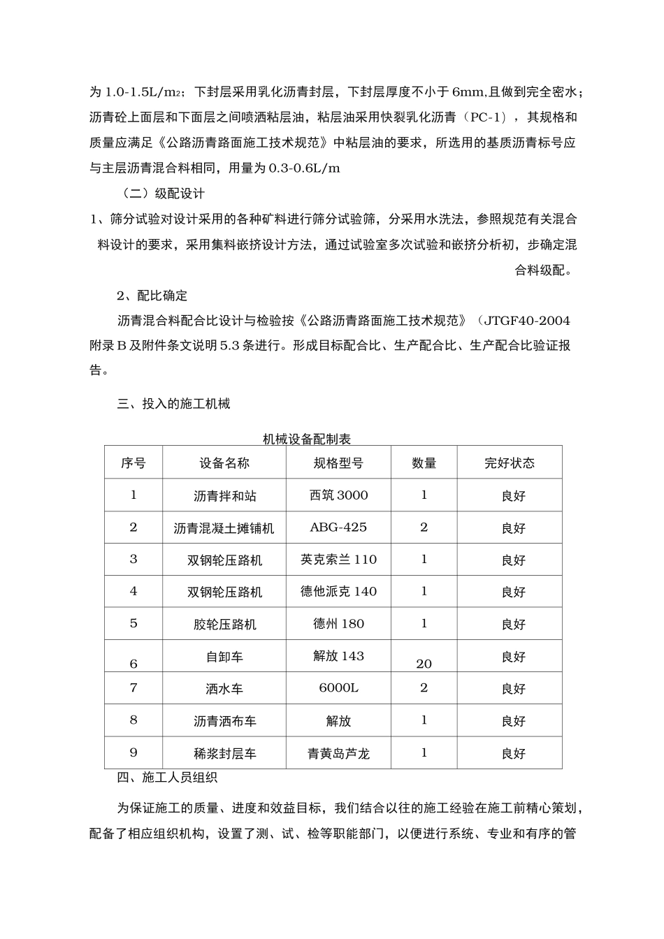 沥青混凝土工程施工组织设计方案_第2页