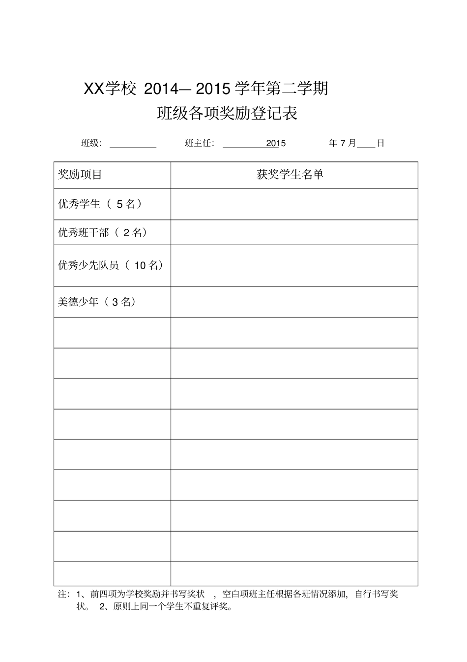 学生期末评优方案_第3页