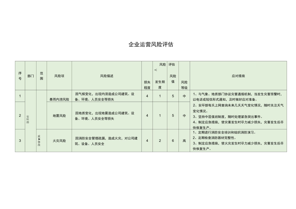 企业运营风险评估_第1页