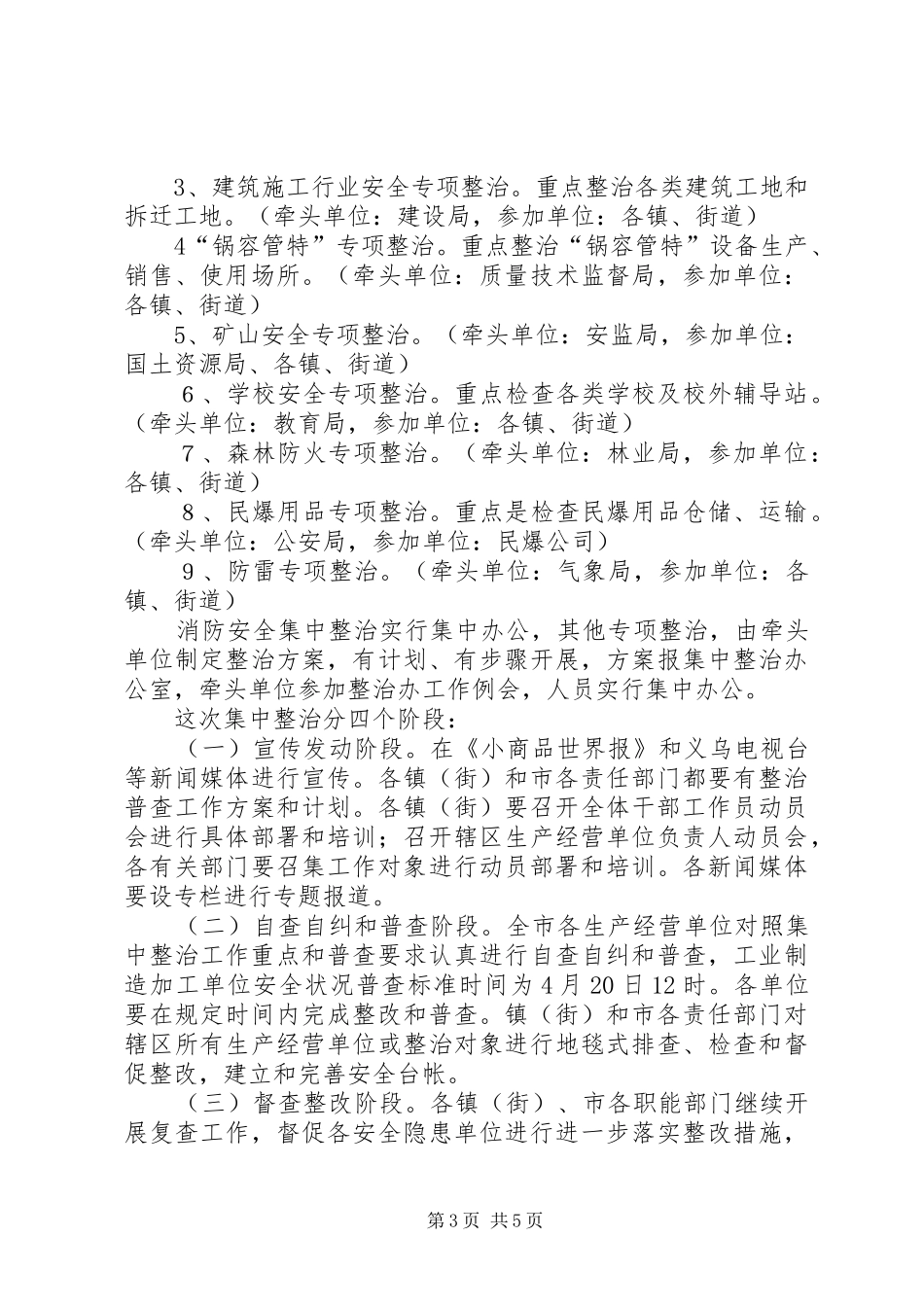 在全市消防安全集中整治工作会议上的讲话发言_第3页