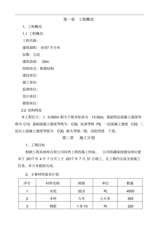 安全整体施工组织设计新综述