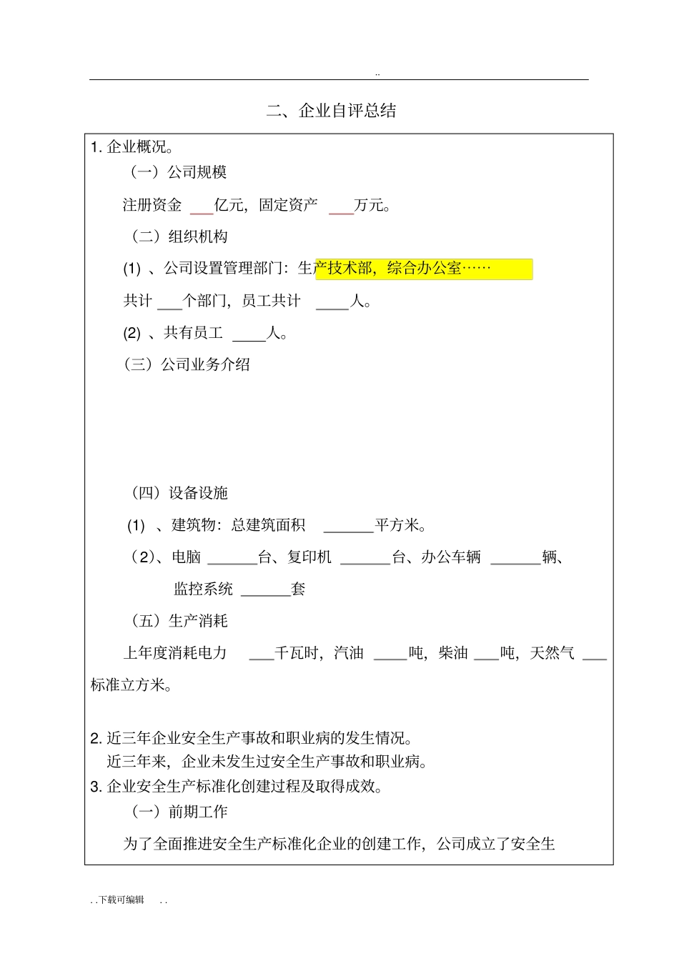安全生产标准化三级自评报告_第3页