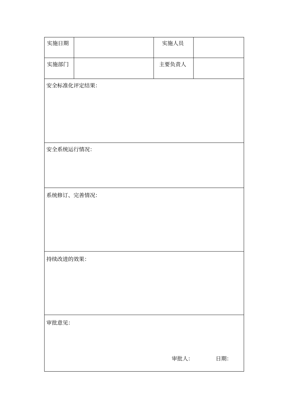 安全生产标准化-持续改进计划和措施_第3页