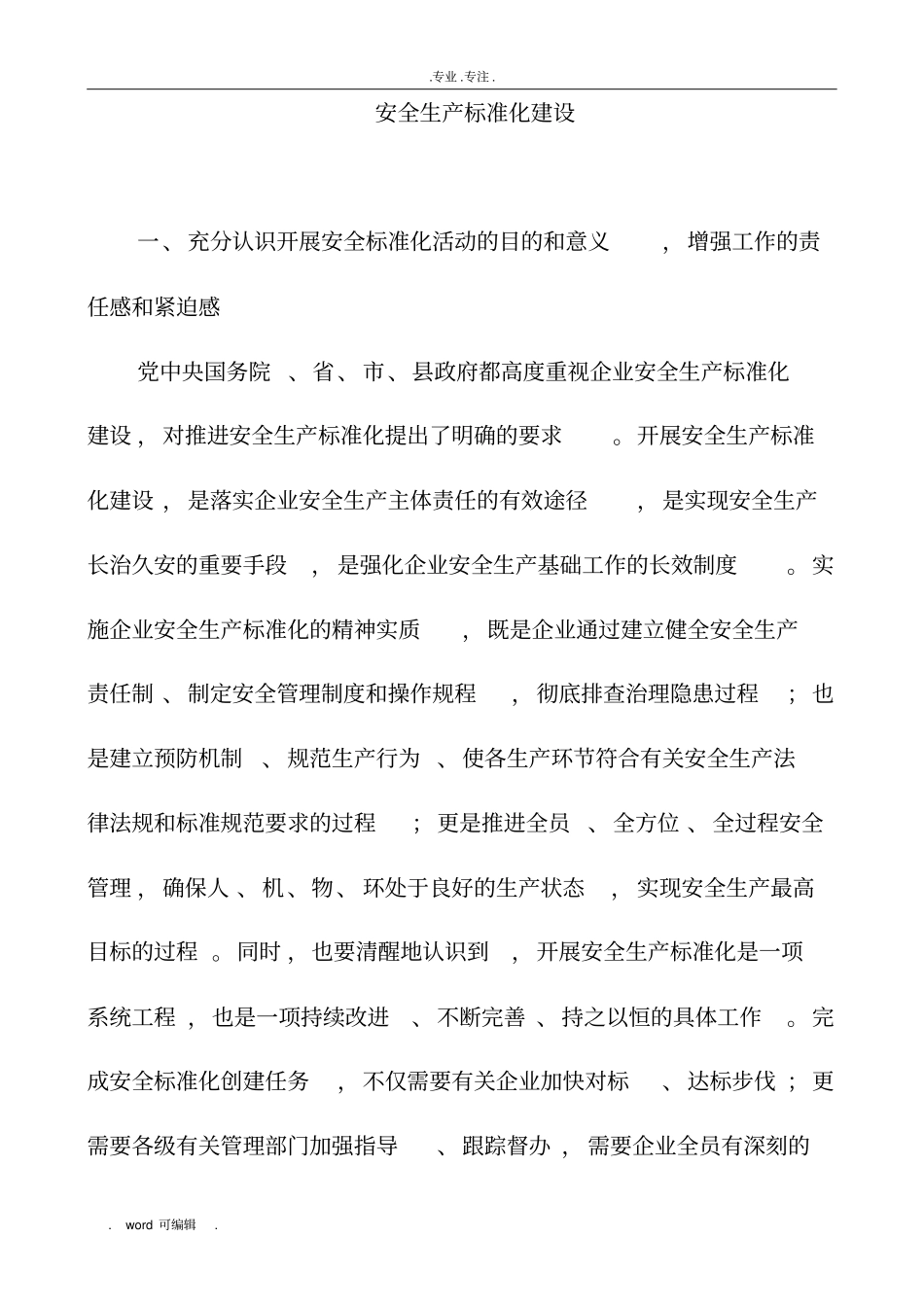 安全生产标准化建设_第1页